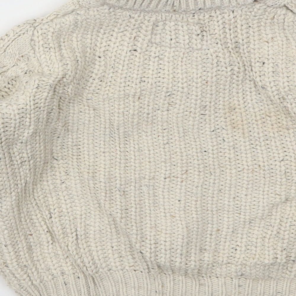 Rebel Boys Beige   Pullover Jumper Size 12-18 Months