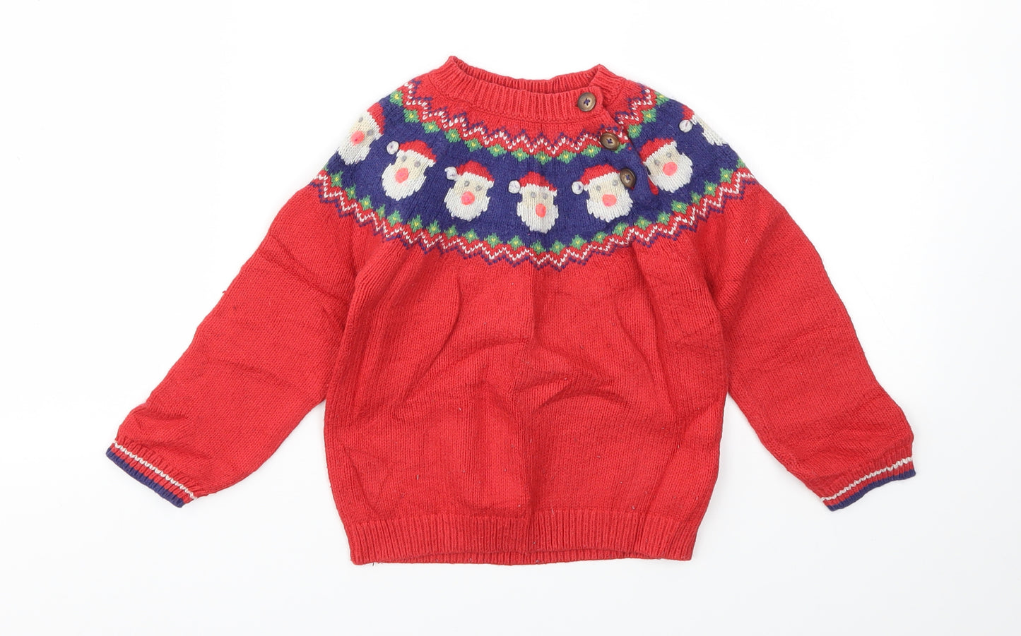 Baby Boden Boys Red   Pullover Jumper Size 3-4 Years