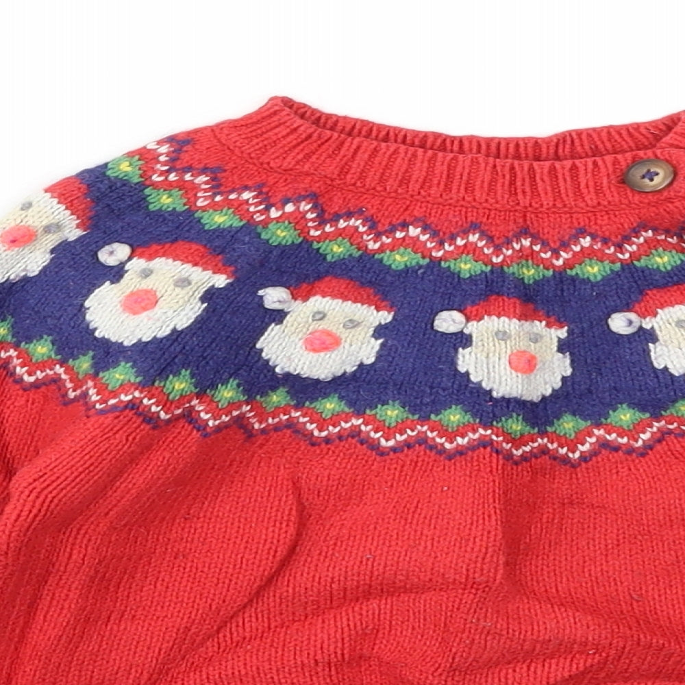 Baby Boden Boys Red   Pullover Jumper Size 3-4 Years