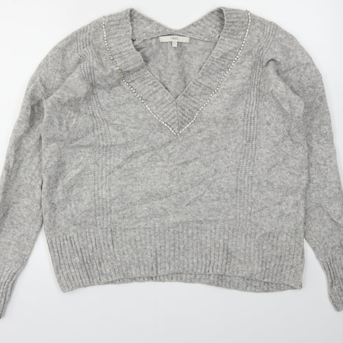 NEXT Womens Grey   Pullover Jumper Size M