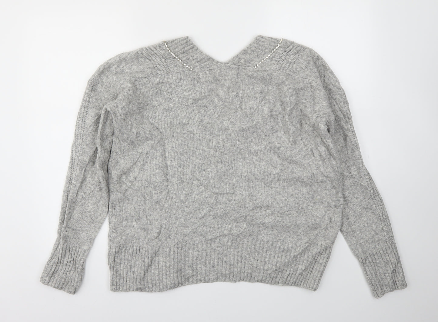 NEXT Womens Grey   Pullover Jumper Size M