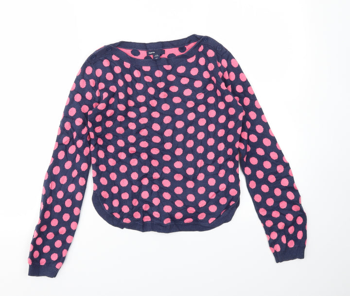 Gap Girls Multicoloured Striped Pullover Jumper Size 12-13 Years