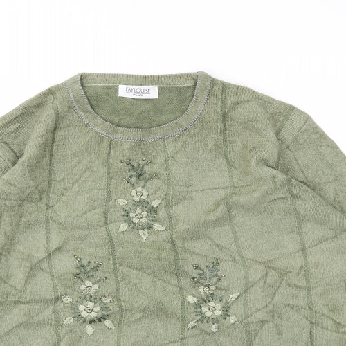 FAYLOUISE  Womens Green   Basic T-Shirt One Size