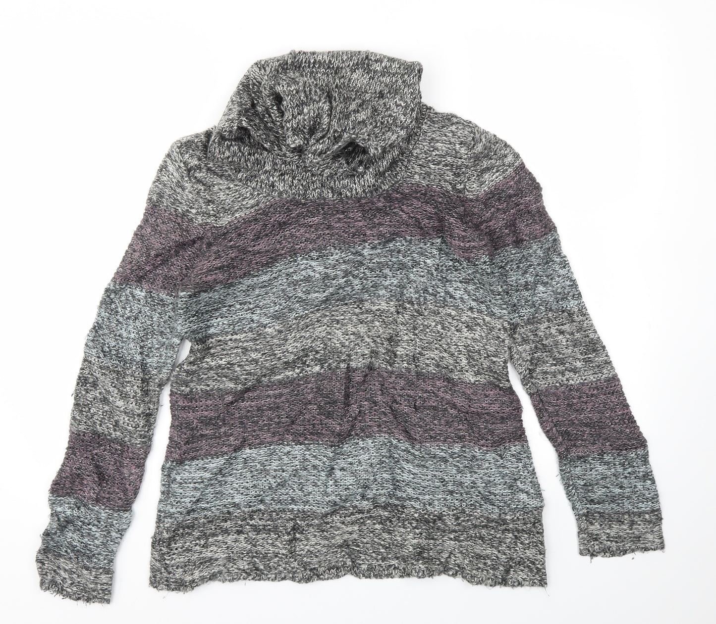 TU Womens Multicoloured Striped  Pullover Jumper Size 14
