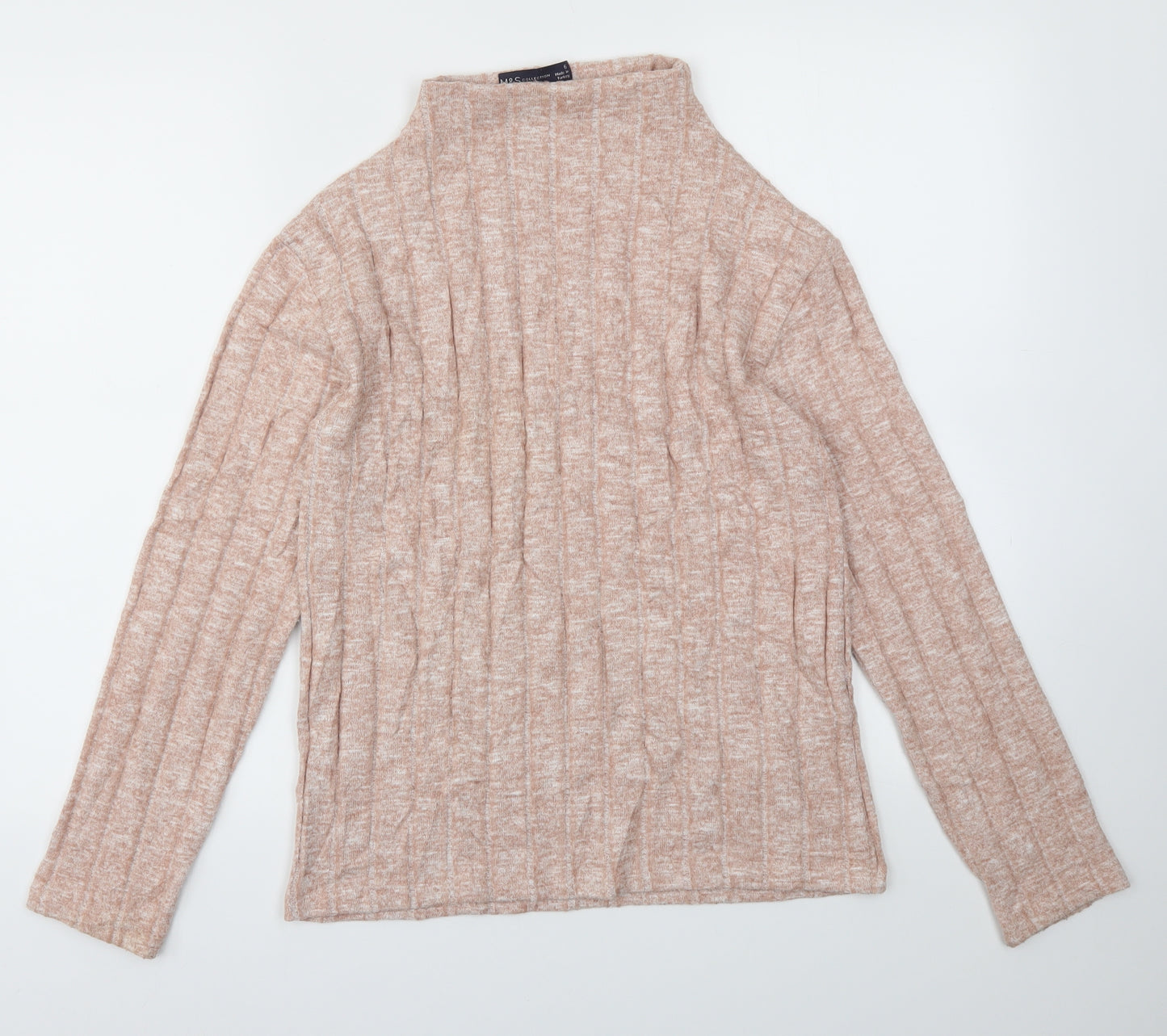 M&S Womens Pink   Basic T-Shirt Size 8