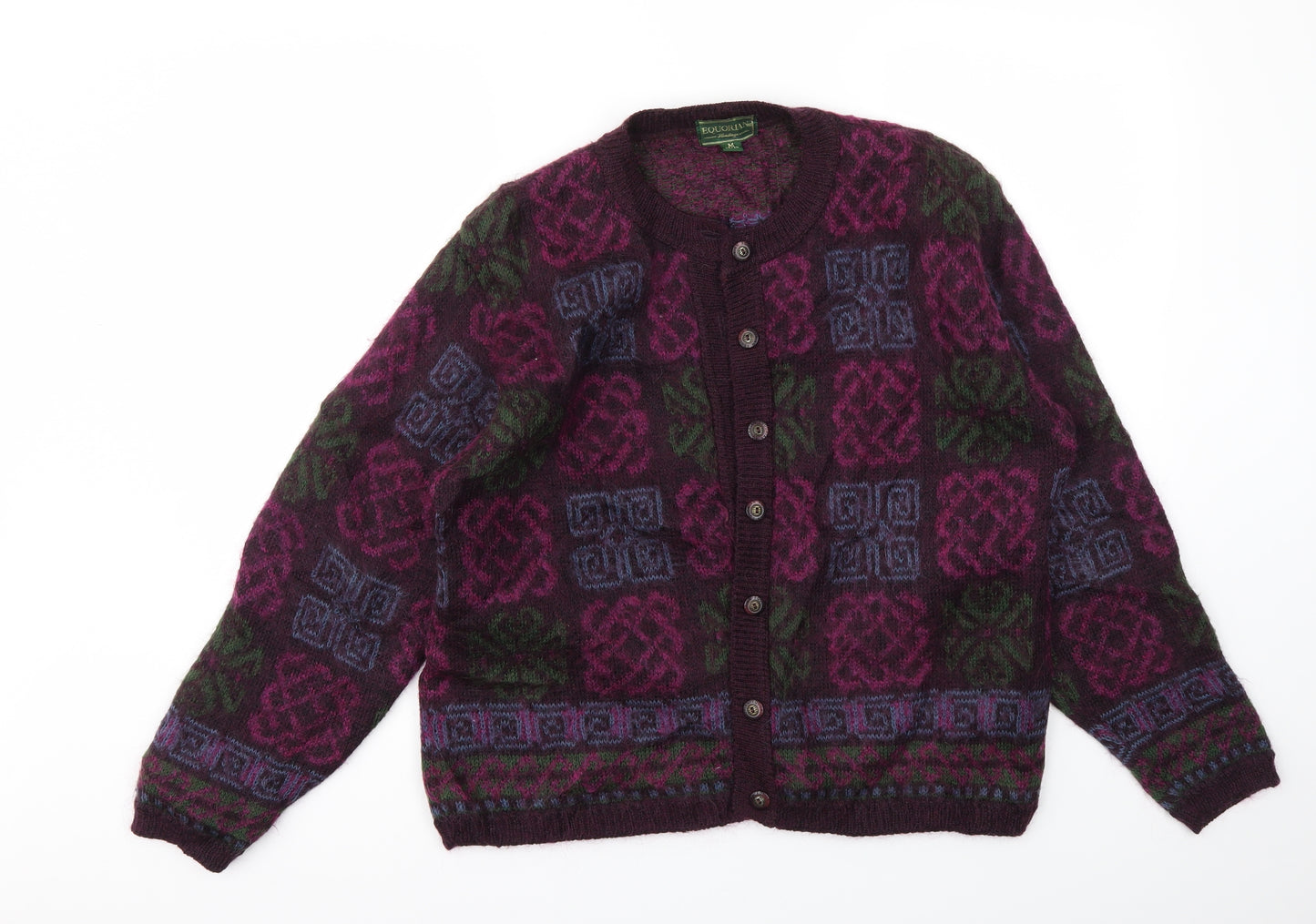Equorian Womens Multicoloured   Cardigan Jumper Size M