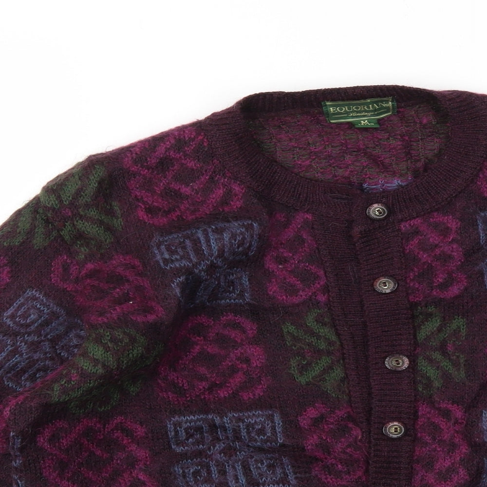 Equorian Womens Multicoloured   Cardigan Jumper Size M