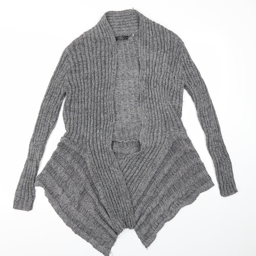 BM Womens Grey   Cardigan Jumper Size S
