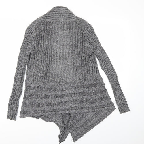 BM Womens Grey   Cardigan Jumper Size S