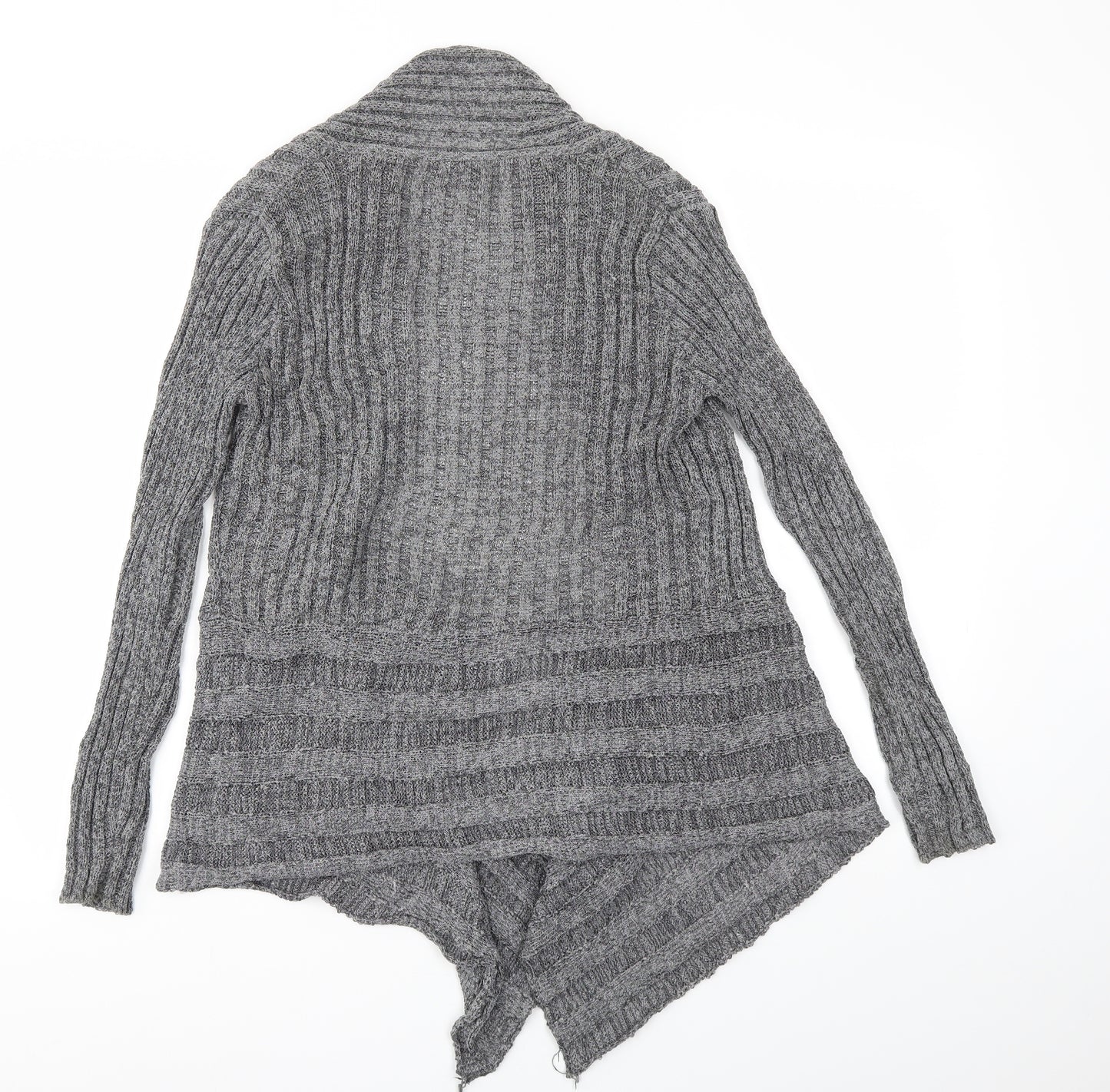 BM Womens Grey   Cardigan Jumper Size S