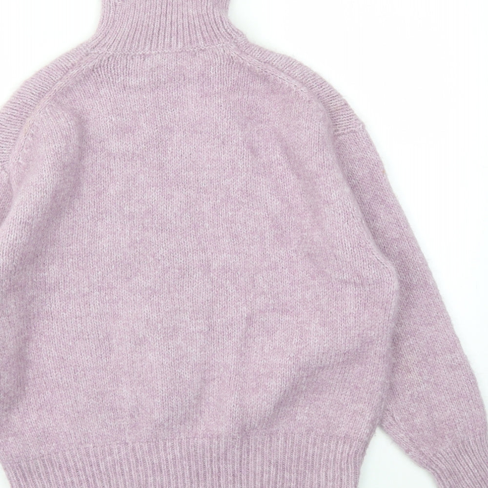 Zara Womens Purple   Pullover Jumper Size S