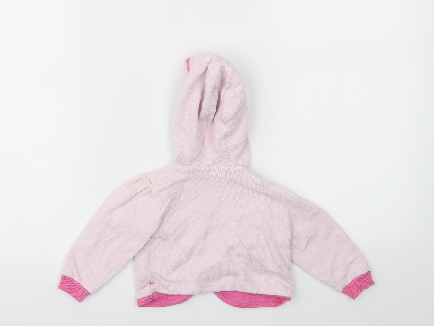 TU Girls Pink Floral  Cardigan Jumper Size 6-9 Months