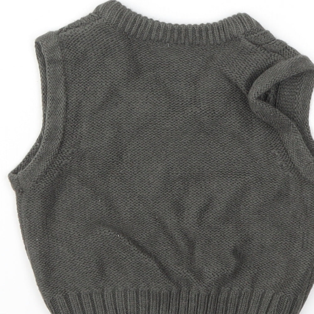 Baby Boutique Boys Green   Pullover Jumper Size 3-6 Months