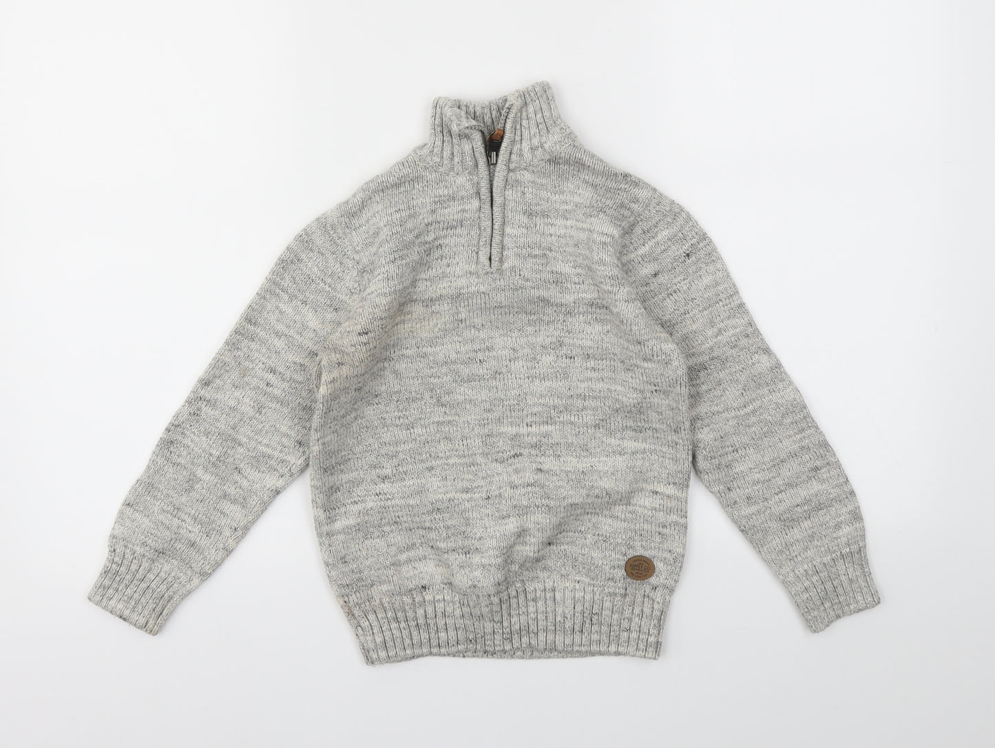 H&M Boys Grey   Pullover Sweatshirt Size 5-6 Years