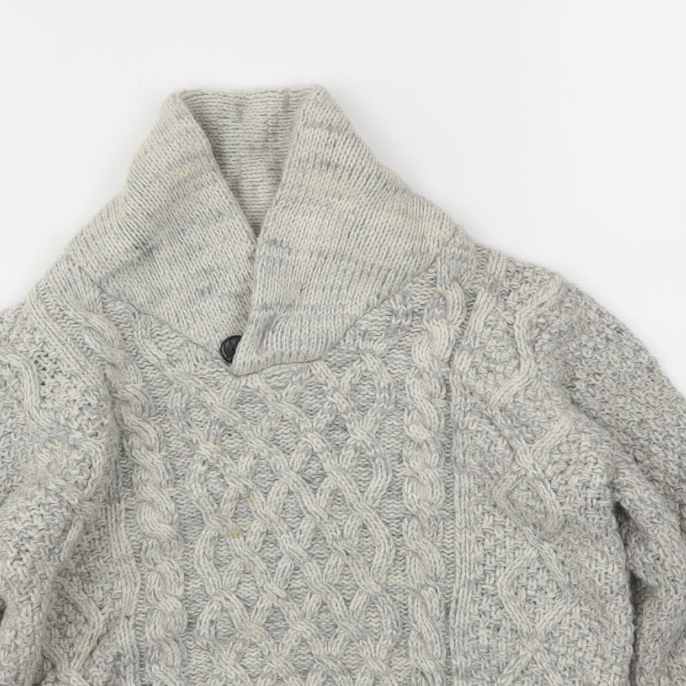 Primark Boys Grey   Pullover Jumper Size 8-9 Years