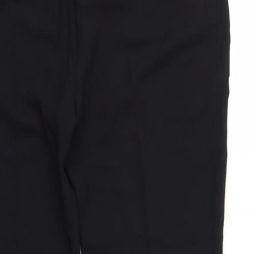 M&S Womens Black   Trousers  Size 16 L25 in - stretch waistband