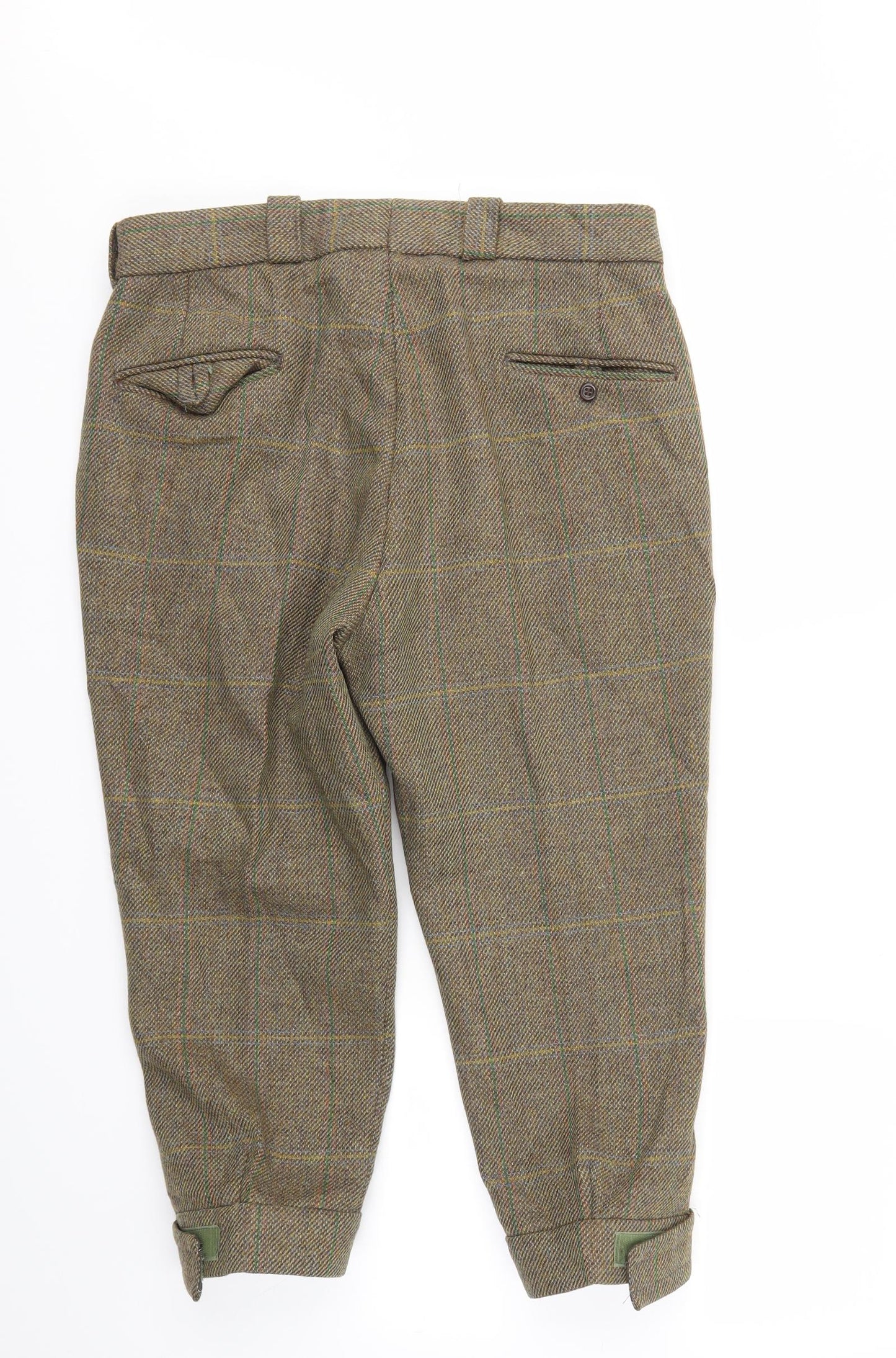 Lynton Mens Green   Capri Trousers Size 34 in L22 in
