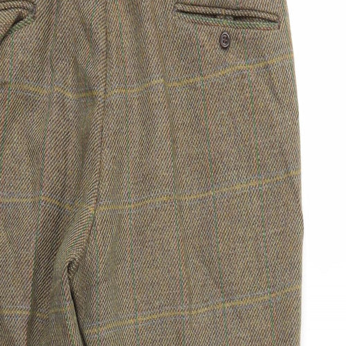 Lynton Mens Green   Capri Trousers Size 34 in L22 in