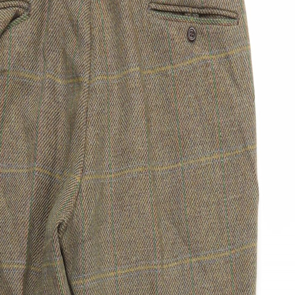 Lynton Mens Green   Capri Trousers Size 34 in L22 in