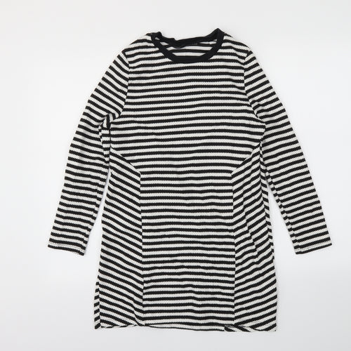 Topshop Womens Multicoloured Striped  Fit & Flare  Size 6