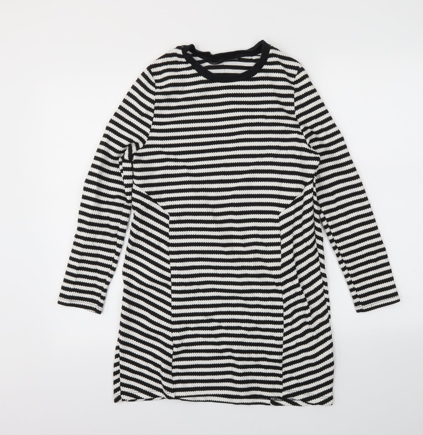 Topshop Womens Multicoloured Striped  Fit & Flare  Size 6