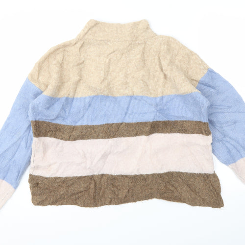 NEXT Womens Multicoloured Striped  Pullover Sweatshirt Size L