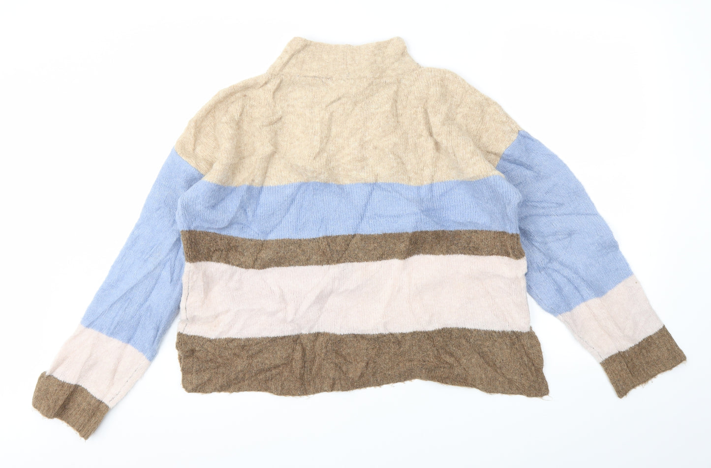 NEXT Womens Multicoloured Striped  Pullover Sweatshirt Size L