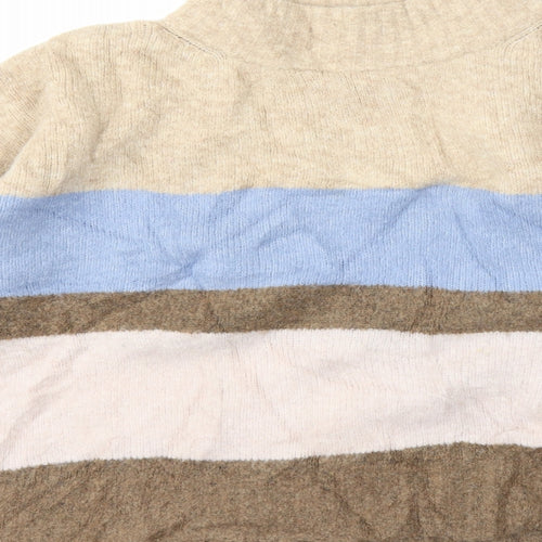 NEXT Womens Multicoloured Striped  Pullover Sweatshirt Size L