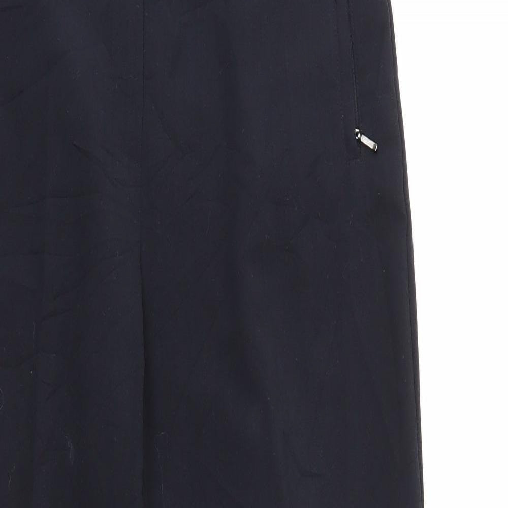 M&S Womens Blue   Trousers  Size 12 L26 in