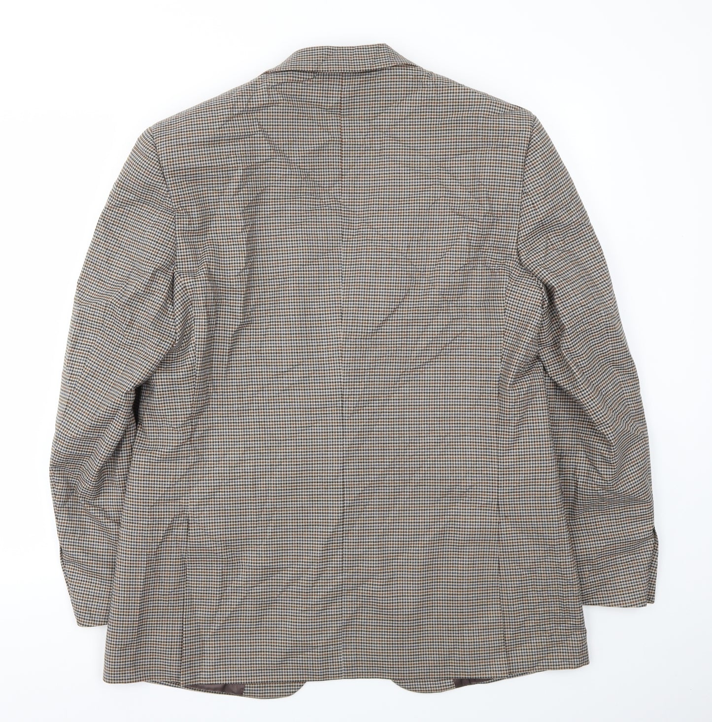 Skopes Mens Brown Check  Jacket Blazer Size 42