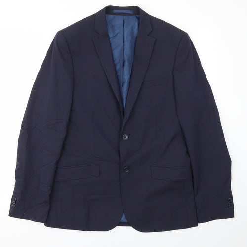 M&S Mens Blue   Jacket Blazer Size 38
