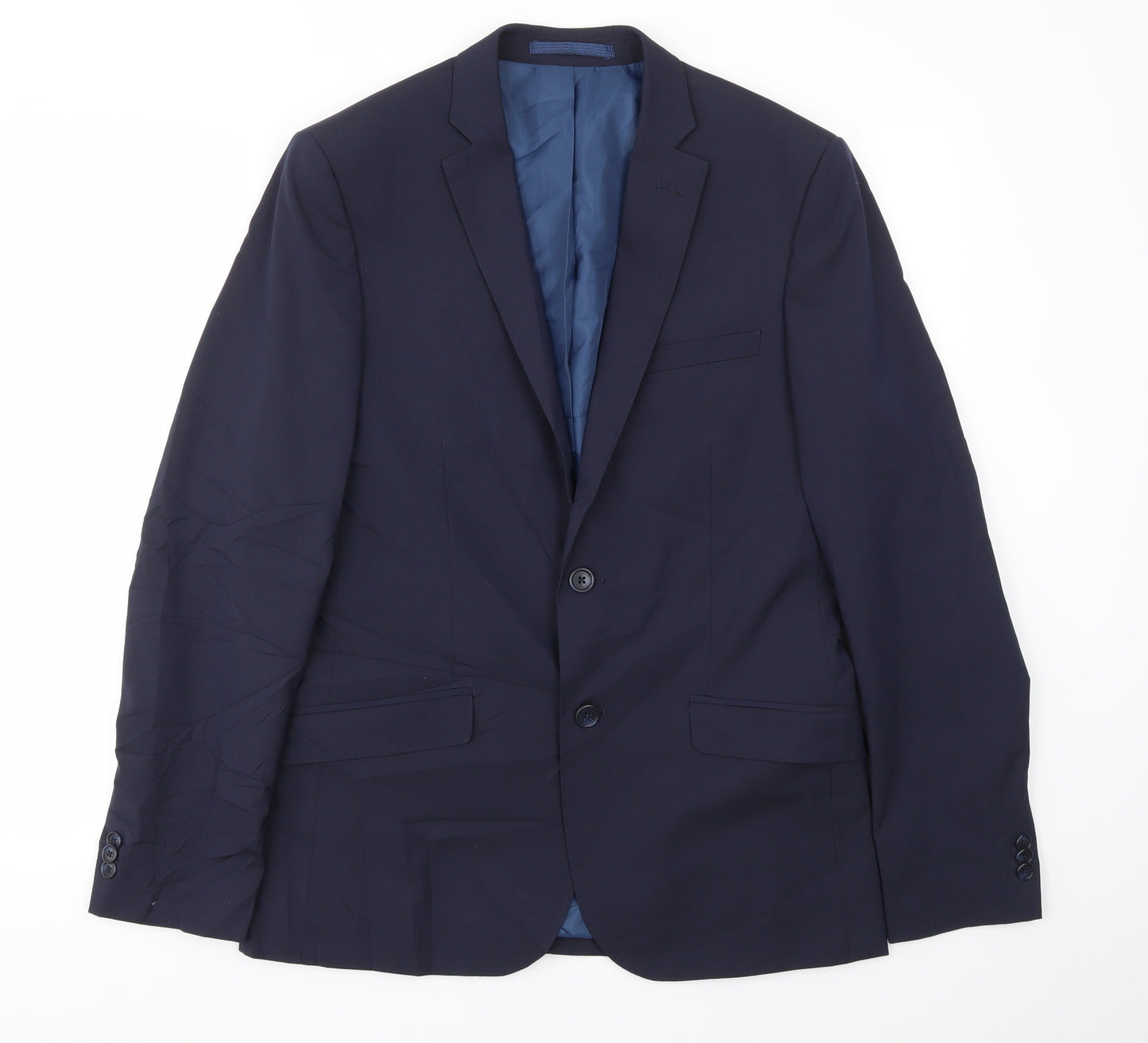 M&S Mens Blue   Jacket Blazer Size 38