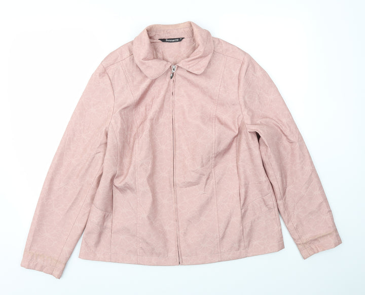 Bonmarché Womens Pink   Jacket Coat Size 14