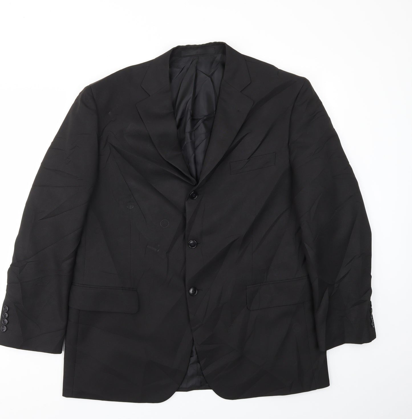M&S Mens Black   Jacket Blazer Size 42