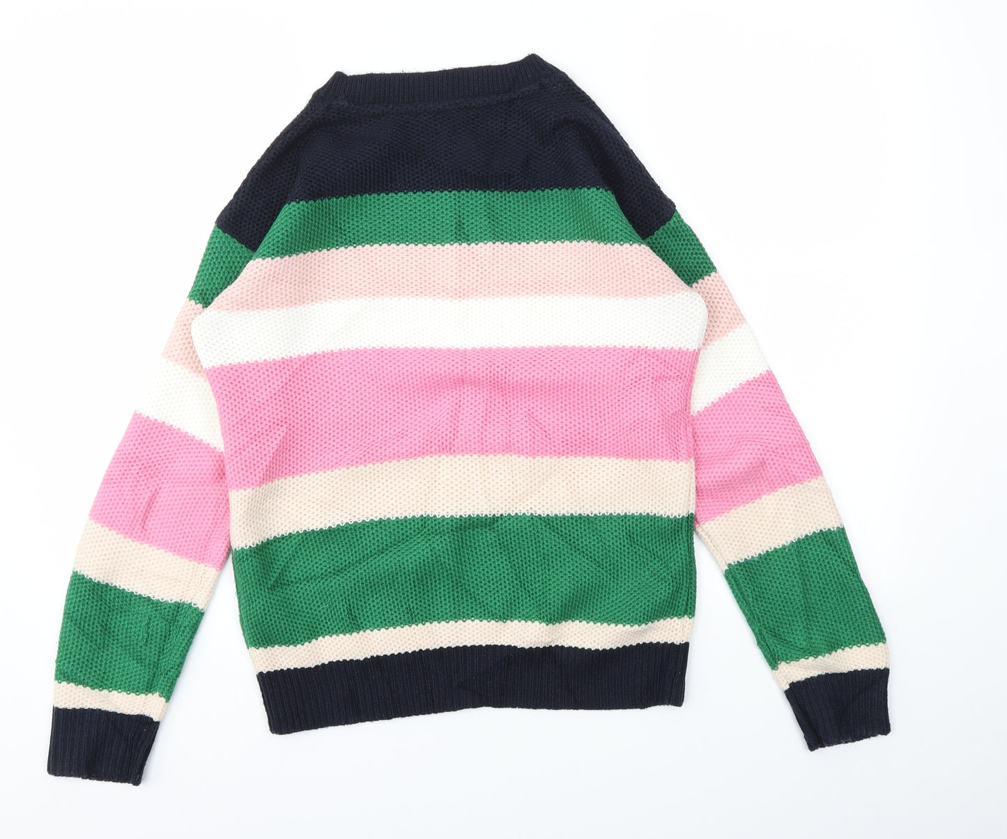 Dorothy Perkins Womens Multicoloured Striped  Pullover Jumper Size 8
