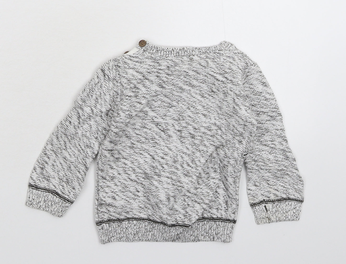 F&F Baby Grey  Knit Pullover Jumper Size 6-9 Months