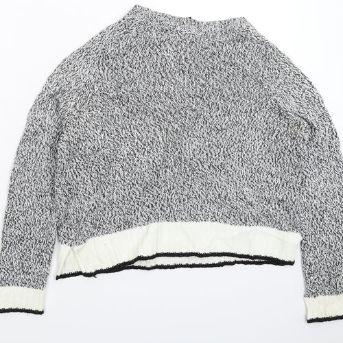 Divided Womens Grey  Knit Pullover Jumper Size S