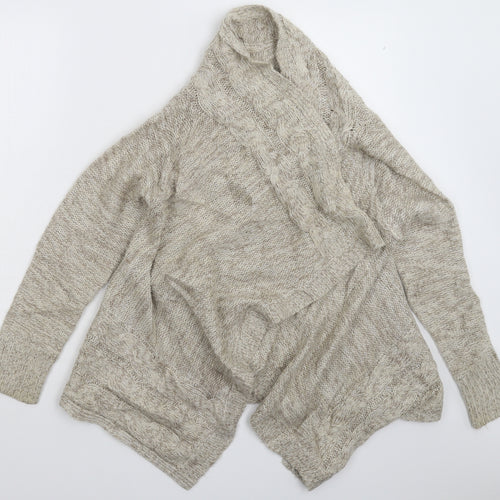 George Womens Grey  Knit Cardigan Jumper Size 10