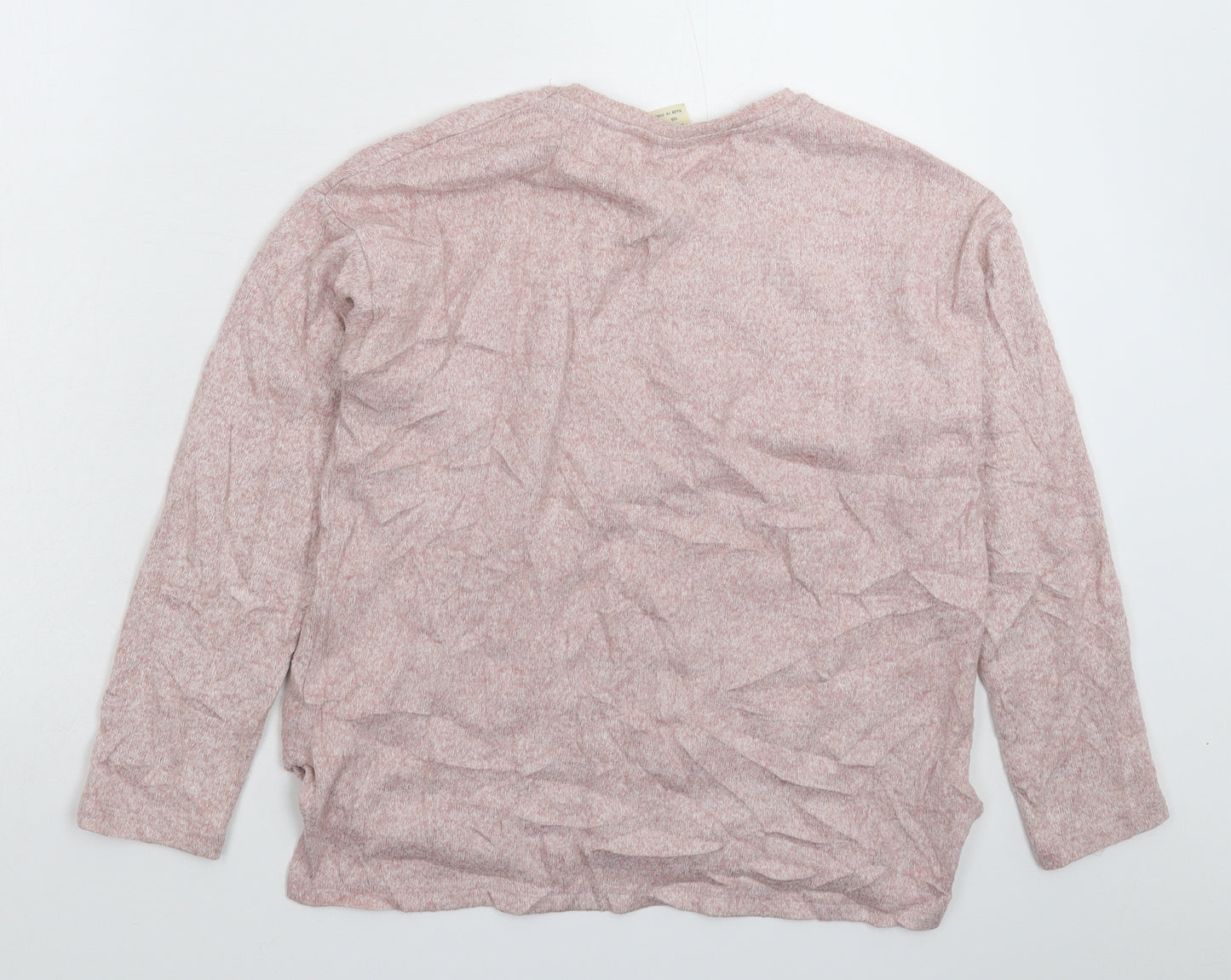Zara Girls Pink  Knit Pullover Jumper Size 13-14 Years