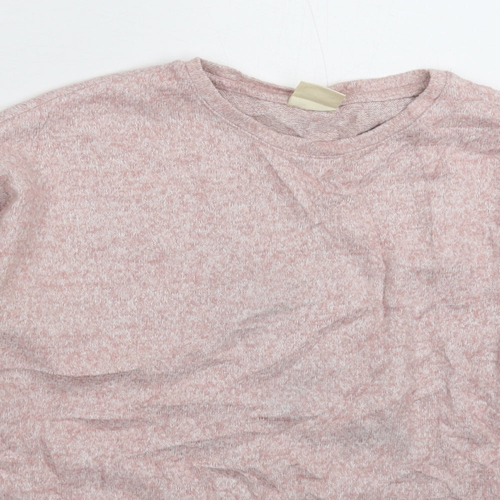 Zara Girls Pink  Knit Pullover Jumper Size 13-14 Years