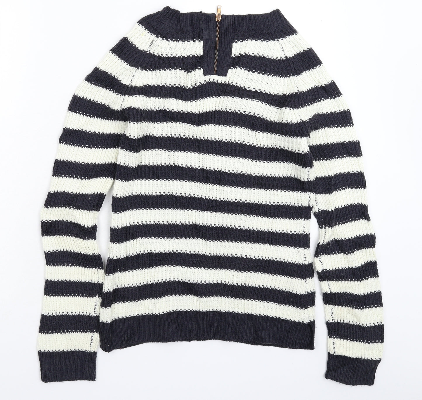 Atmosphere Womens Multicoloured Striped Knit Pullover Jumper Size 10