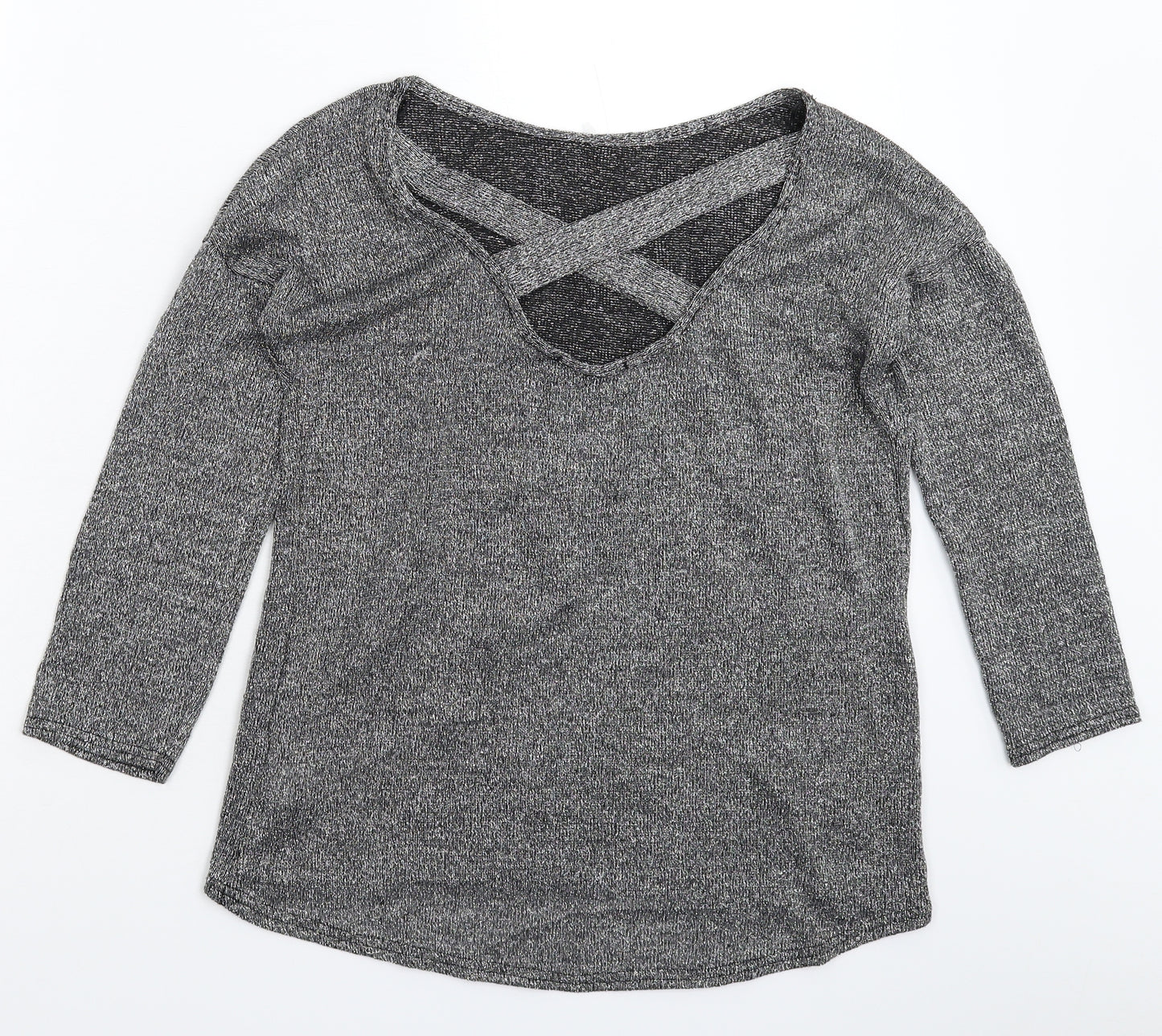 Atmosphere Womens Silver  Knit Pullover Jumper Size 10