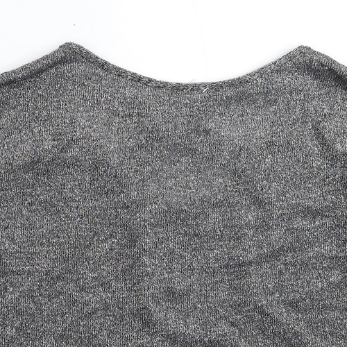 Atmosphere Womens Silver  Knit Pullover Jumper Size 10