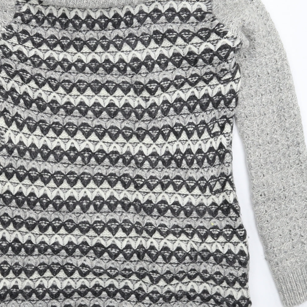 KEW Womens Grey  Knit Jumper Dress  Size M