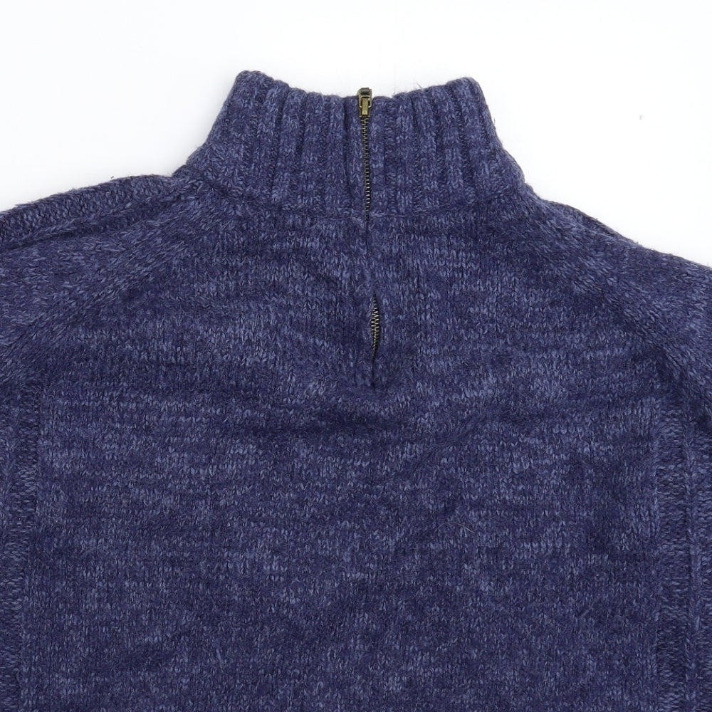 Marks and Spencer Mens Blue  Knit Pullover Jumper Size L