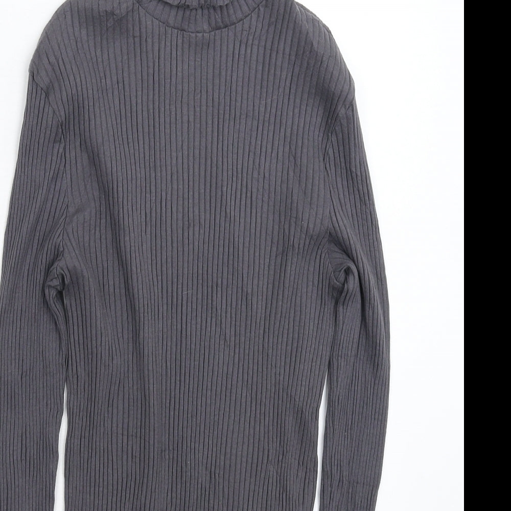 Divided Womens Grey  Knit Pullover Jumper Size M