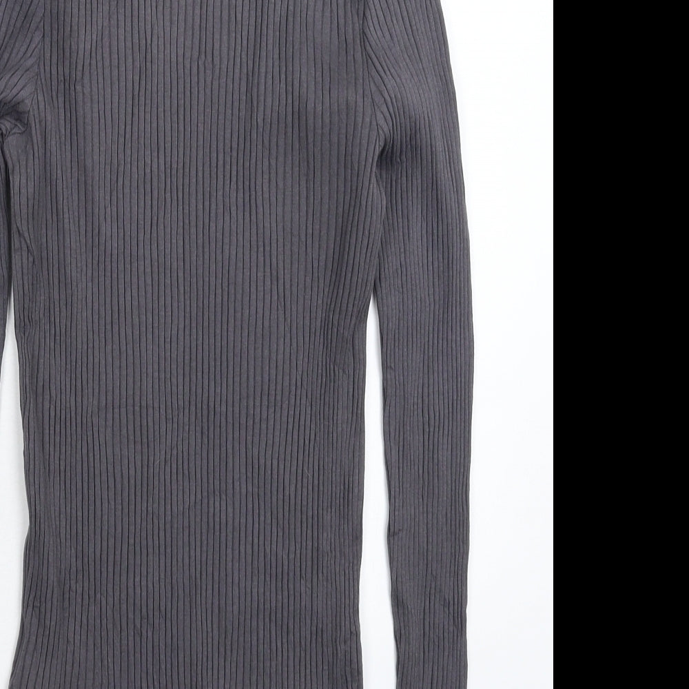 Divided Womens Grey  Knit Pullover Jumper Size M