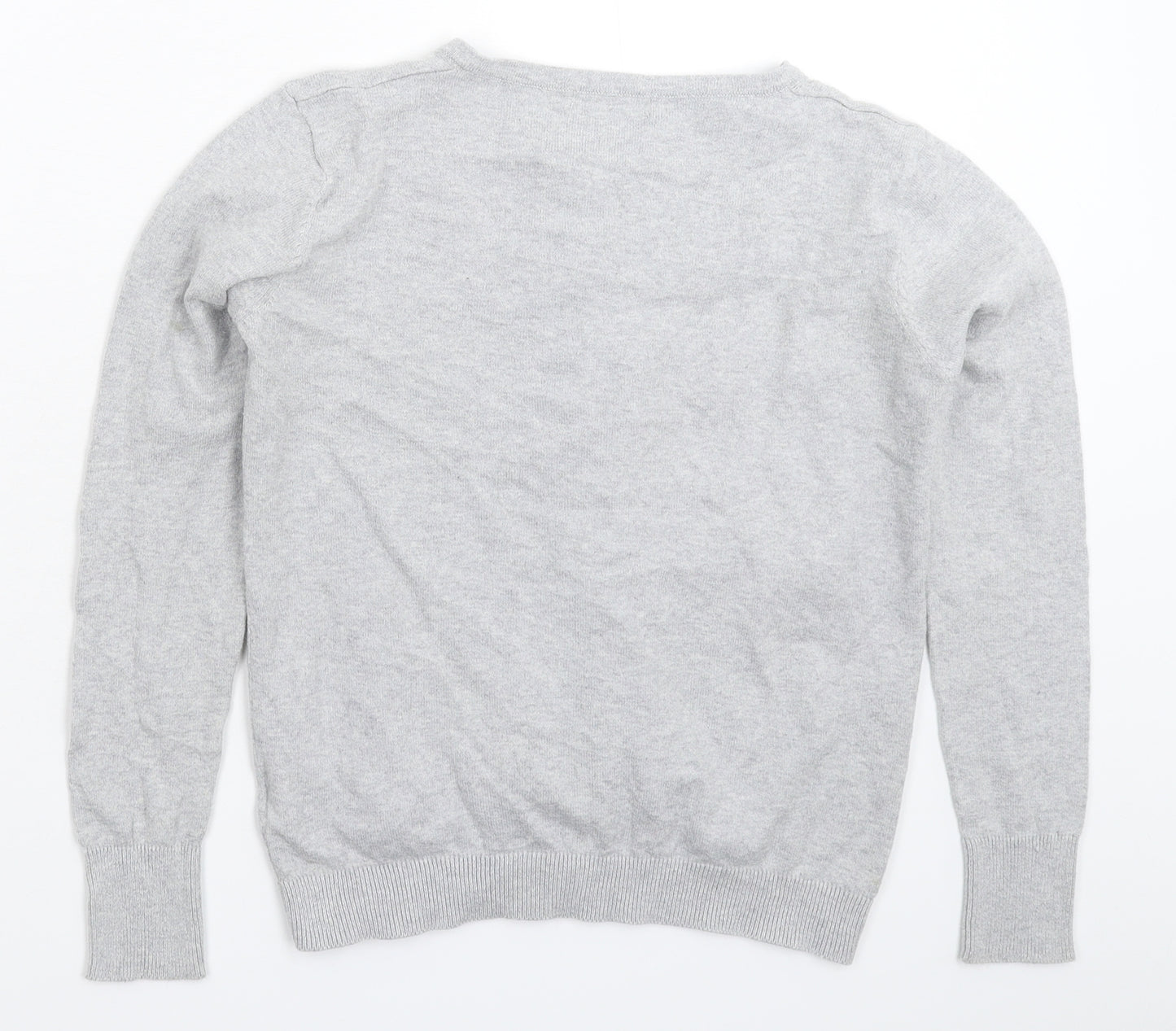 Primark Womens Grey  Knit Cardigan Jumper Size 10