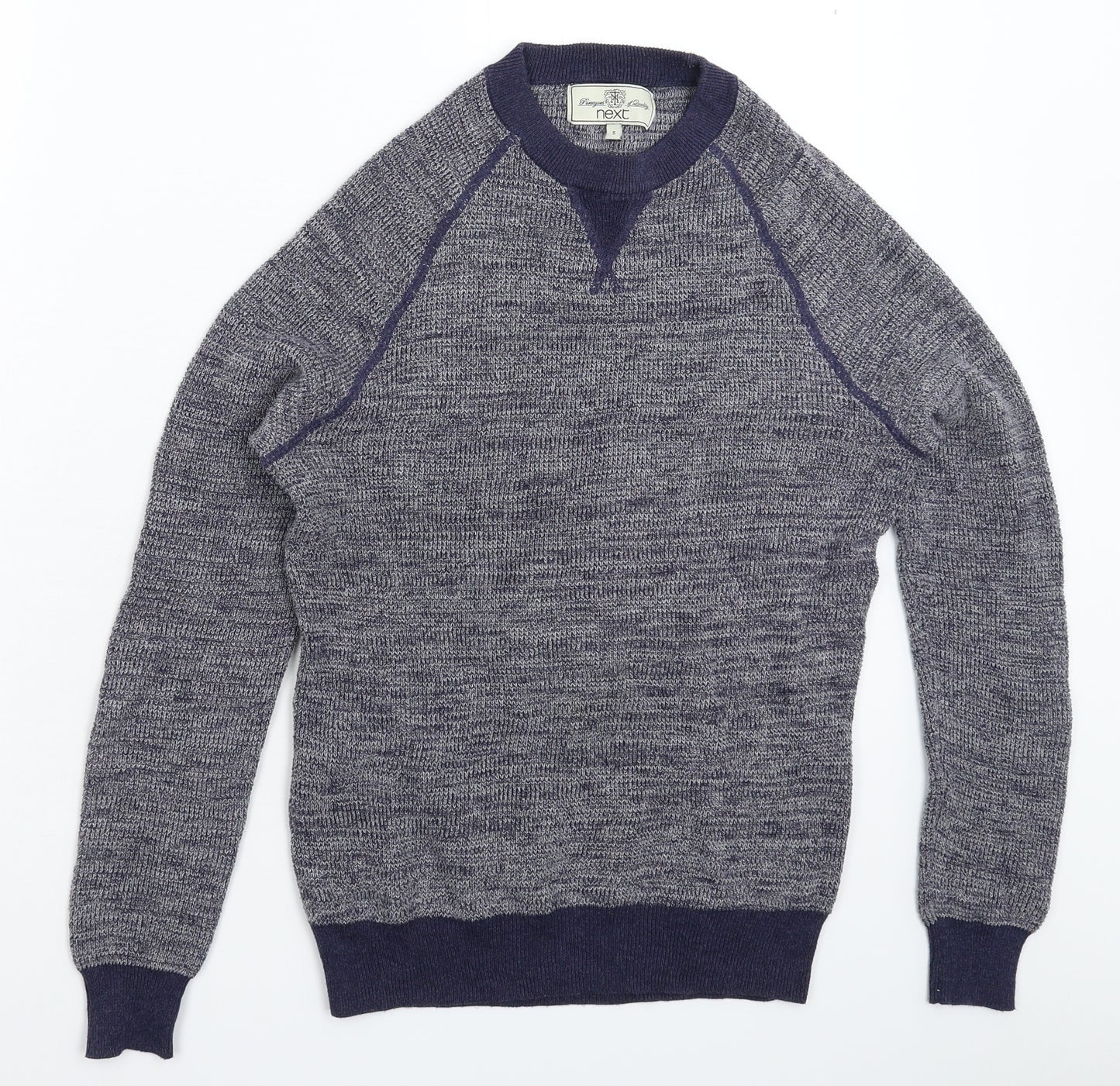 NEXT Mens Blue  Knit Pullover Jumper Size S