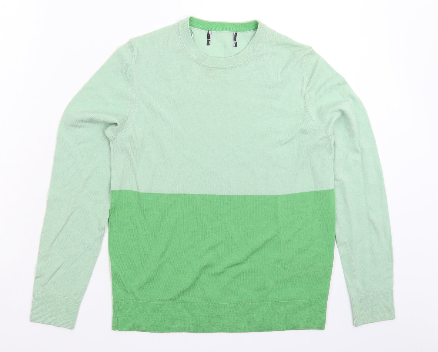 Marks and Spencer Womens Green  Knit Pullover Jumper Size 10